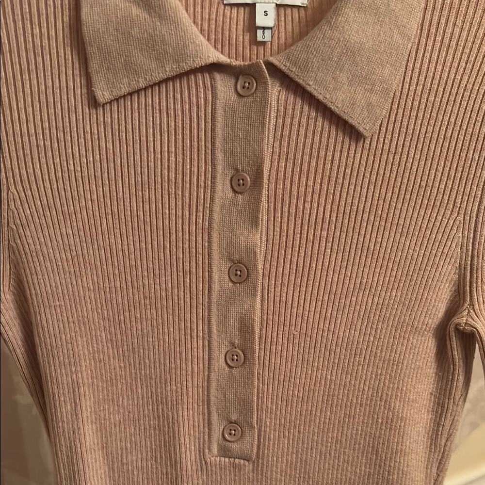 Reiss Women's Ribbed Tan Top - Picture 5 of 7
